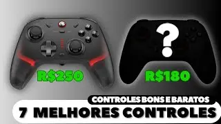 OS 7 MELHORES CONTROLES 2025 [com Hall effect, bot&otilde;es mec&acirc;nicos, dock...]