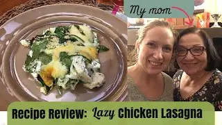 Recipe Review: Lazy Chicken Lasagna from Trim Healthy Table | Marissa's Kitchen