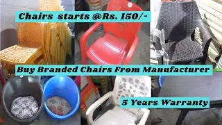 Wholesale Price Plastic Chairs | Chairs & Plastic Items @ Manufacturing Price With Courier Facility.
