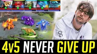 No pause? No problem! - Ceb Perfect Micro BREWMASTER - 4 vs 5 GAME DOTA 2