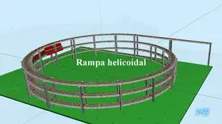 SCARM rampa helicoidal