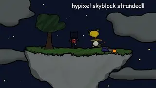 two idiots play stranded blind (Hypixel Skyblock)