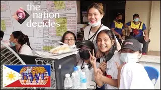 Election Day in Cebu city with Filipinos casting their votes on 09/05/2022.