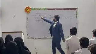 2nd law of Newton Class 9 at vision school moro