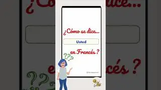 How to say USTED in French | SHORTS | Learn French #france
