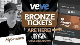 BRONZE TICKETS on Veve Are Here!! How to Use them! How to Find Them! Quick Breakdown!