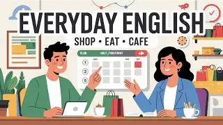 Everyday English for Shopping, Restaurants & Cafes | Real Conversations