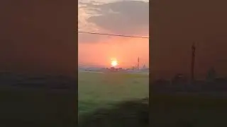 color of sun at sunrise    PHENOMENON: Scattering of light