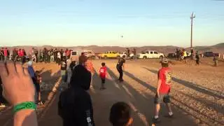 Robby Gordon Pit Checkpoint Sunset Road Crossing Baja 1000 2014