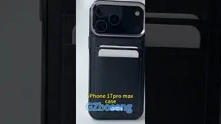 Leather iPhone 17 pro max case #leatherphonecase #smartphone #leathercomplex #phonecase