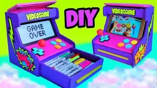 DIY Desk Organizer and Phone Holder Arcade Machine