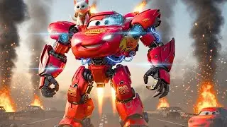 McQueen&rsquo;s Ultimate Evolution: From Racer to Giant Robot | AI Cat Story