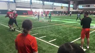 Miami Hurricanes Spring Practice tackling drills  March 8, 2024