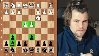 Magnus show how to play Robatsch Modern Defence