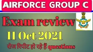 Airforce group c exam review 2021 | Air force group exam review | skill test | teachmint