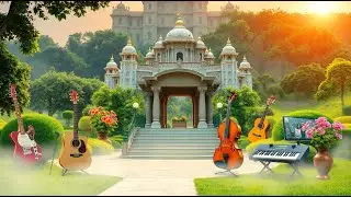 Temple of Harmony   Uplifting Carnatic Fusion BGM Guitar, Violin & Keys