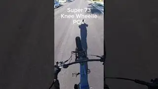 Super 73 Knee Wheelie POV #super73community #electricbike #bikelife