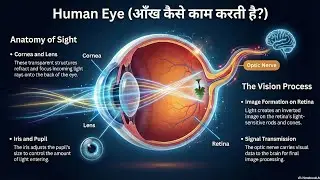 Human Eye Explained in Hindi | आँख की संरचना और कार्य