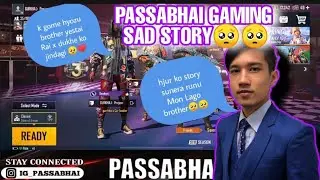@passabhaigaming SHARING HIS SAD STORY 🥺  WITH @MrHyozu