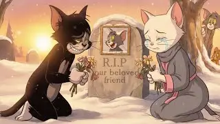 Tom R.I.P on a cold-Toodles Galore betrays Tom for Butch | Fan-made Tom & Jerry cartoon#tomandjerry