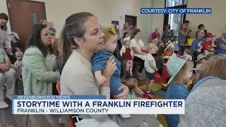 Williamson County library hosting summer reading events with Franklin firefighters