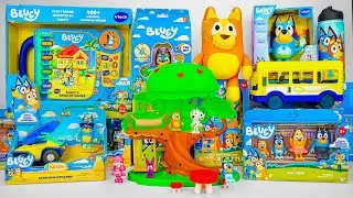 Bluey Toy Collection Unboxing Review 🌳 Bluey Treehouse Playset | Bluey Beach Quad with Bandit