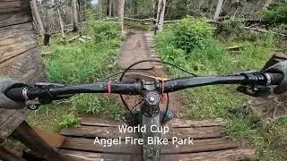 Angel Fire Bike park. World Cup stage. Big Mountain Enduro 2024. Full Race run