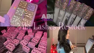 ♡RESTOCKED MY LASHES & NEW PRODUCT LAUNCH♡ | Entrepreneur Vlog
