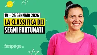Oroscopo, la classifica dei segni più fortunati della settimana dal 19 al 25 gennaio 2026