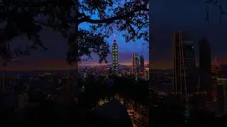 ⛰️Popular hiking trail with walking paths & stairs offering a panoramic view of Taipei from its peak