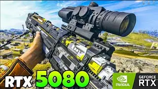 Warzone 4k Max Settings [ RTX 5080 + i7 14700k ] DLSS OFF - FPS Test