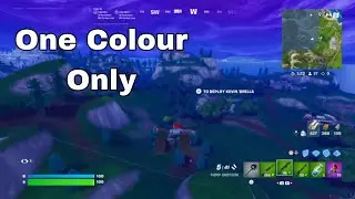 One Colour Weapon Challenge In Fortnite