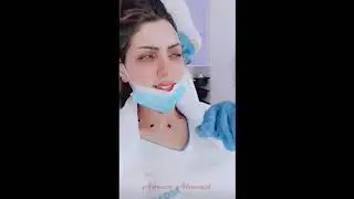 الفنانة عبير أحمد في زيارة مركز سندس المازر لعلاج وإنبات الشعر بتقنية الأوكسجين