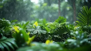 Heavy Rain Sounds for Deep Sleep ~ Beat Insomnia Nature White Noise