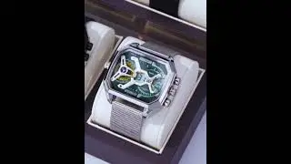 🔥 Poedagar Square Chronograph Watch &ndash; Premium Style, Waterproof, & Affordable Luxury!⌚ #watch