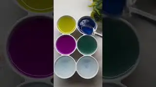 Satisfying colours mixing #arts #diy #asmr #colourmixingtutorials #colourmixing #colour