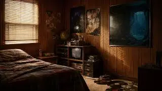 Stranger Things Bedroom Ambience | Mirror to the Upside Down | Synthwave Music & Retro Vibes🪞🛏️✨