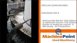 STARLINGER HDN-8 Used CIRCULAR LOOMS MACHINES MachinePoint