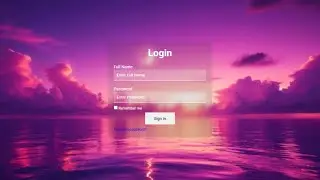 I Made the MOST AMAZING Transparent Login Form with HTML & CSS