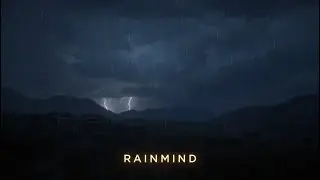 Frozen Peak Lightning Storm | RDR2 Strong Winds & Night Sky Ambience ASMR