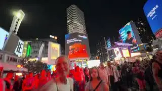 Exploring Downtown Toronto: A Local's Guide Dundas Square  Eaton center Night live stream 