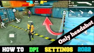 ⚡ How to DPI Settings ⚙️ on free fire  best DPI 🥵 Settings 2022 free fire 💯 #freefire #apnagaming