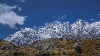 Souther Alps peaks timelapse | Stock Footage - Envato elements