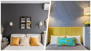 75 Laminate Floor Bedroom With Gray Walls Design Ideas You'll Love 🌈