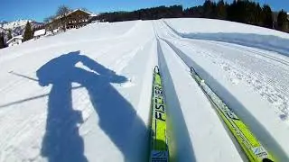 Kaiserwinkel  Loipe - Schwarze Abfahrt Langlauf 2019