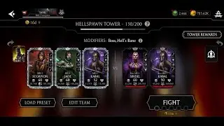 Hellspawn Tower | Boss Fight 130 | Mk mobile