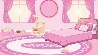 45 Minute Upbeat Lofi 💕✨ Pink Bedroom Vibes for Studying, Cleaning & Good Mood