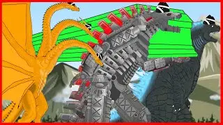 Godzilla vs Shin Godzilla & King Ghidorah - Coffin Dance Meme Cover