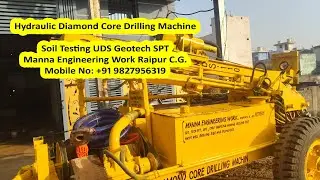 Hydraulic Diamond Core Drilling Machine | Soil Testing UDS Geotech SPT