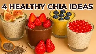 4 Chia Seed Breakfast Ideas 🌱 Quick, Healthy, High Protein & Low Calorie Recipes for Weight Loss